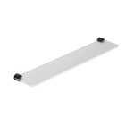 KLUDI - Vela R Polička, délka 60 cm, sklo/broušený Gunmetal 58973N2