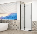 GELCO - TRINITY BLACK dveře do niky levé, 800 matné sklo, GT1280ML-B GT1280ML-B