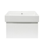 Koupelnová skříňka s umyvadlem SAT Evolution 58x30x44,8 cm bílá mat SATEVO60WMU2 SATEVO60WMU2