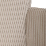 Relaxační křeslo, béžová, manšestrová látka, AK-L7285 CRM6