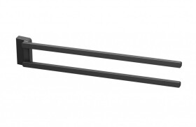 RAVAK - 10° Držák ručníků otočný, 45 cm, černá X07P564
