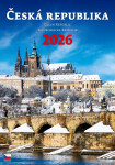 Nástěnný kalendář 2026 Helma - Česká republika, 31,5 x 45 cm