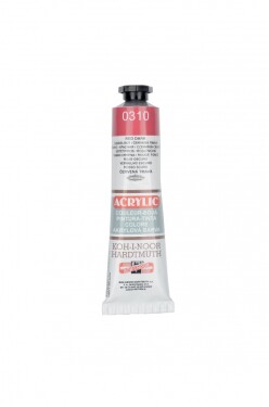 Akrylová barva Koh-i-Noor 40 ml - červená tmavá 0310