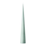 Ester & erik Svíčka Cone 37 cm – 67 Jade Stone, zelená barva, vosk