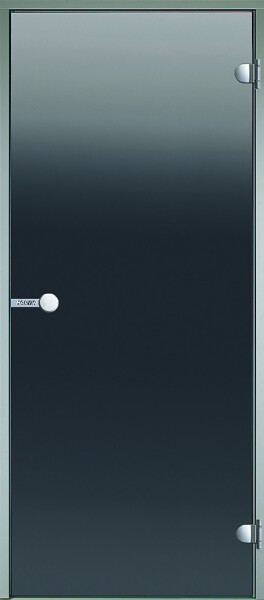 Dveře do parní sauny ALU HARVIA 7x19, šedé, 690x1890 mm, šedý rám CDA71902L