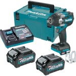 Makita TW008GM201 / Aku rázový utahovák 1/2" / Li-ion / 40V / 2x 4.0 Ah (TW008GM201)