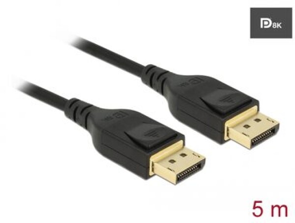 DeLock Kabel DisplayPort 1.4 (M) - DisplayPort 1.4 5m černá (85663)