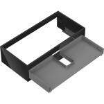 MEXEN - Box-A skříňka pro umyvadlo 90, 1 šuplík, černá lesk 91AX0-0900-235-1-70