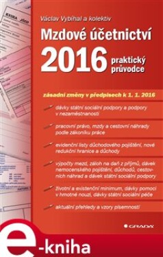 Mzdové účetnictví 2016. praktický průvodce - Václav Vybíhal e-kniha