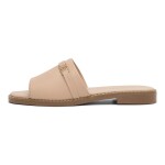 Pantofle Lasocki ELE RST-ELE-02 Přírodní kůže (useň) - Lícová