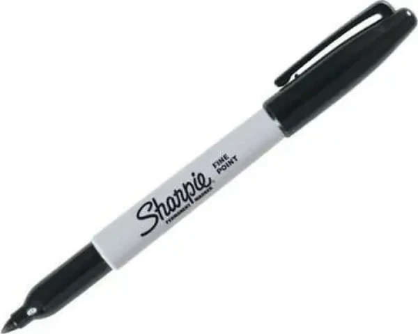Sharpie Popisovač permanentní černý / Popisovač permanentní / kulatý hrot F / 0,9mm / 1ks (1985857)