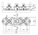 PAFFONI - Modular Box Základní těleso pro termostatické baterie pod omítku MDBOX001