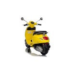 Mamido Dětský elektrický skútr Vespa ROMA žlutý
