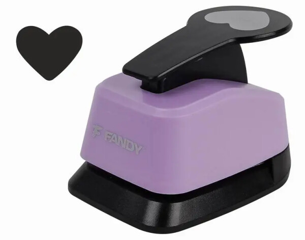 Děrovačka dekorační 37mm - Srdce 023