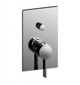 PAFFONI - Rock Sprchová baterie pod omítku s tělesem, pro 2 spotřebiče, chrom RO015CR