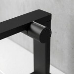 CERANO - Umyvadlová stojánková baterie Gina - vysoká - černá matná CER-423604