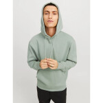 Jack&Jones pánská mikina JJESTAR BASIC SWEAT HOOD NOOS 12208157 ICEBERG GREEN XL
