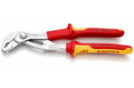 Knipex 87 03 125 - Kleště stavitelné siko 125mm instalatérské, Cobra, chromované, rukojeti potažené plastem