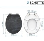 Schütte BLACK STONE | MDF HG, Soft Close 4008431805351