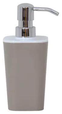 MSV SOFT TOUCH dávkovač mýdla šedo-hnědý / plast / 320 ml