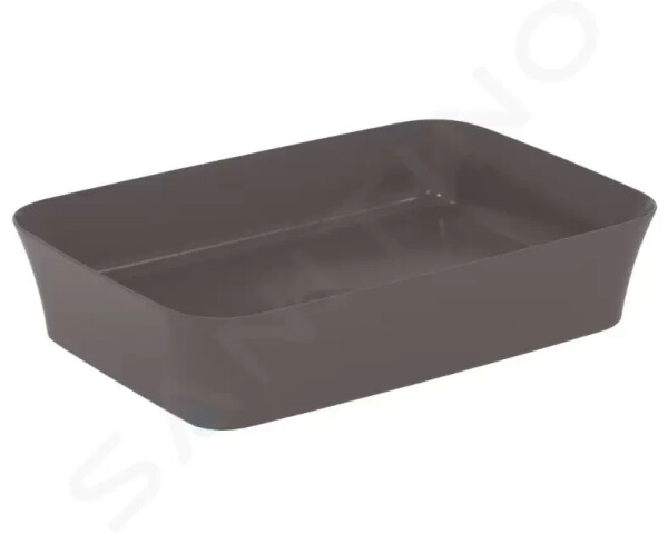 IDEAL STANDARD - Ipalyss Umyvadlo na desku, 550x380 mm, bez přepadu, slate grey E2076V5