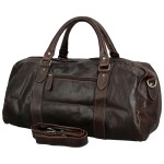 Trendy kožená cestovní taška GW Absolon, tmavě hnědá