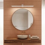 Koupelnové nástěnné LED svítidlo SWE042-1W 80 cm Chrome OSW-20142