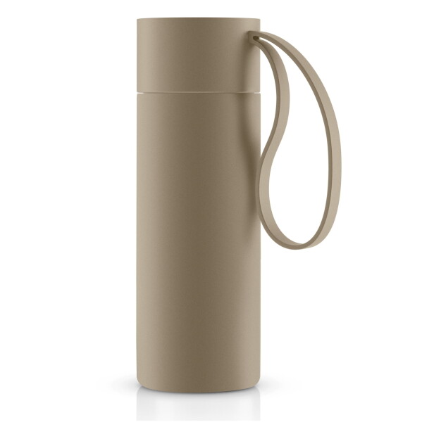 Eva Solo Termohrnek To Go Cup Caramel Cream 350 ml, béžová barva, kov