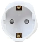 Cablexpert Cestovní adaptér EU-UK bílá / Napájecí adaptér / 13 A (A-AC-EUFUKM-01)