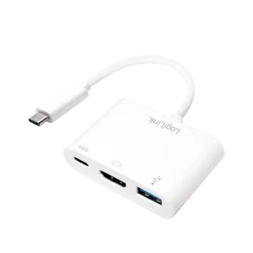 LogiLink UA0258 bílá / USB-C Hub / 1x USB-C / 1x USB-A / 1x HDMI (UA0258)