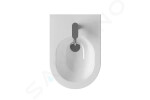 RAVAK - Chrome Závěsný bidet 360x510 mm, otvor pro baterii, bílá X01517