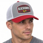 Fanatics Pánská kšiltovka Chicago Blackhawks NHL Course Adjustable Foam Front A-Frame Meshaback Cap