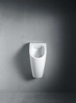 DURAVIT - ME by Starck Pisoár, zadní přívod vody, Rimless, s HygieneGlaze, bílá 2809302000
