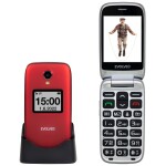 EVOLVEO EasyPhone FS + stojánek červená / 2.8" / 3MP / SOS / microSDHC (SGM EP-771-FSR)