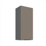 Horní skříňka Aria ANT 40 G-90 1F Barva korpusu: Antracit, Barva dvířek: TA - Sandgrau AFM