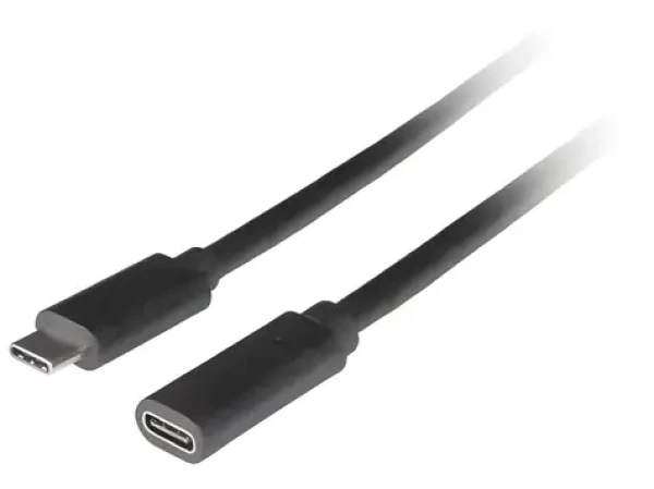 Lanberg CA-USBE-20CC-0005-BK černá / Kabel USB-C / USB-C (M) - USB-C (M) / 0,5 m (CA-USBE-20CC-0005-BK)