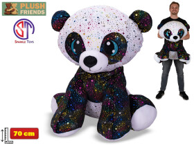 Plyšová panda Plush Friends Star Sparkle sedící 70 cm
