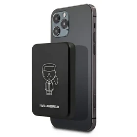 Karl Lagerfeld MagSafe Powerbanka 3000mAh černá / Powerbanka / Bezdrátové nabíjení / MagSafe