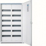 Hager FWB62S FWB62S panelový rozváděč na omítku, pod omítku, částečně zapuštěný Počet modulů (šířka) = 144 Počet řádků = 12 Obsah 1 ks