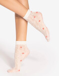Ponožky Gatta Spring Vibes wz.09 15 den sabbia-red univerzální