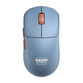 Cherry Xtrfy M68 Wireless světle modrá/měděná / Bezdrátová herní myš / optická / 26000 DPI / 4 tlačítka / 2.4 GHz (CX-M68W-BLUE)