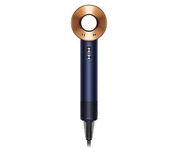 Dyson Supersonic HD07 T3/T4 fén, 1600 W, 3 rychlosti, 4 teploty, koncentrátor, pruská modrá/měděná