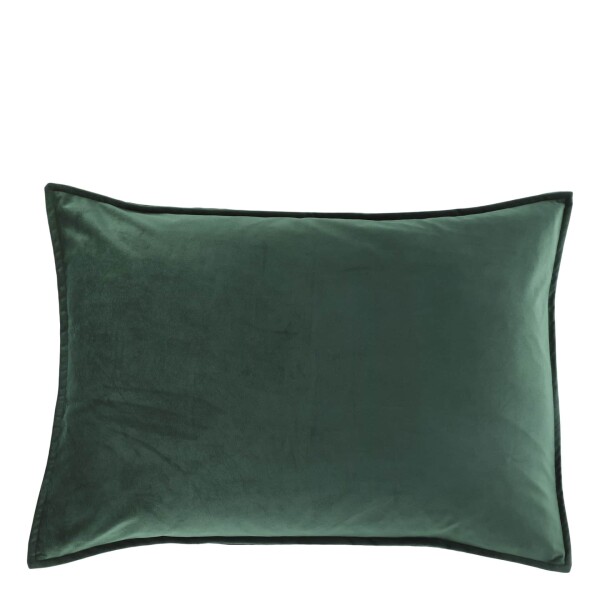 Chic Antique Sametový povlak na polštář Aix Forest Green 50 × 70 cm, zelená barva, textil