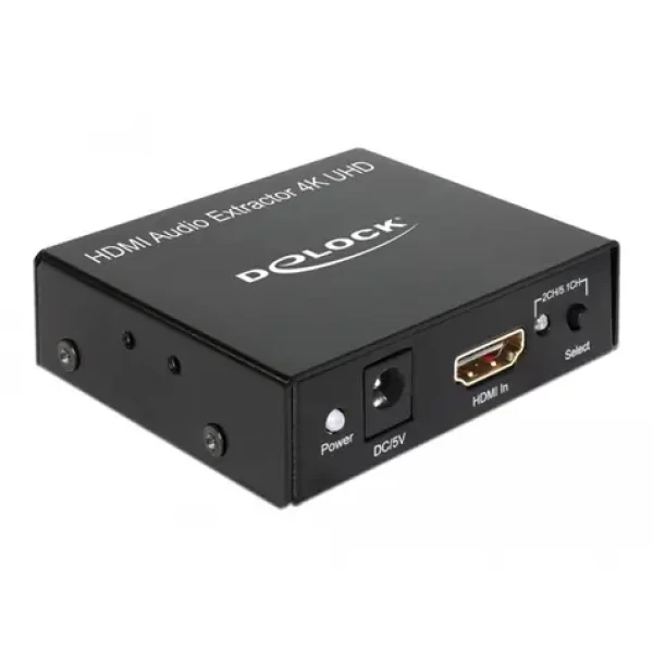 DeLock HDMI Stereo / 5.1 Channel Audio Extractor 4K (62692)