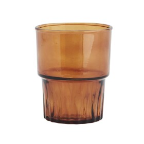 MADAM STOLTZ Sklenice na vodu Colors 200 ml Oranžová, multi barva, sklo