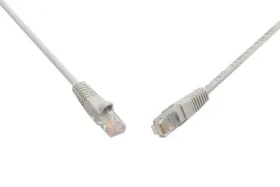 Solarix C6-114GY-1MB propojovací, RJ45/RJ45, UTP, kat. 6, PVC, 1m, šedý