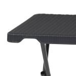 Zahradní set 1+2, plast, šedá, AZS-L2161 GREY