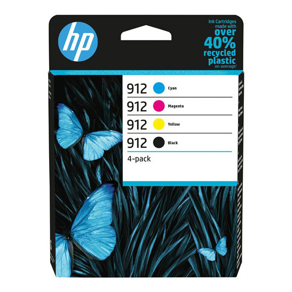 Hewlett-Packard HP 912, CMYK (6ZC74AE) Multipack - originální kazety