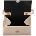 Elegantní dámské psaníčko kufříkového střihu Esmeralda, béžové