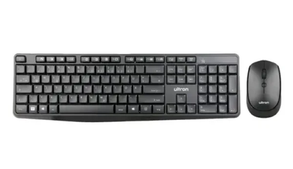 Ultron UMC300 černá / Bezdrátová klávesnice + myš / 2.4GHz (4040895008794)